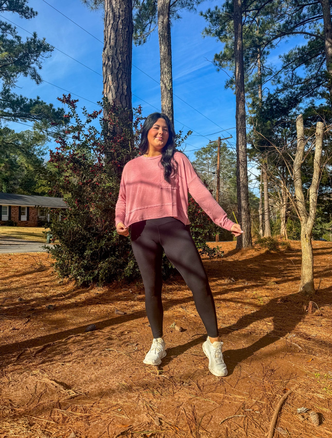 Running Around Long Sleeve (pink)