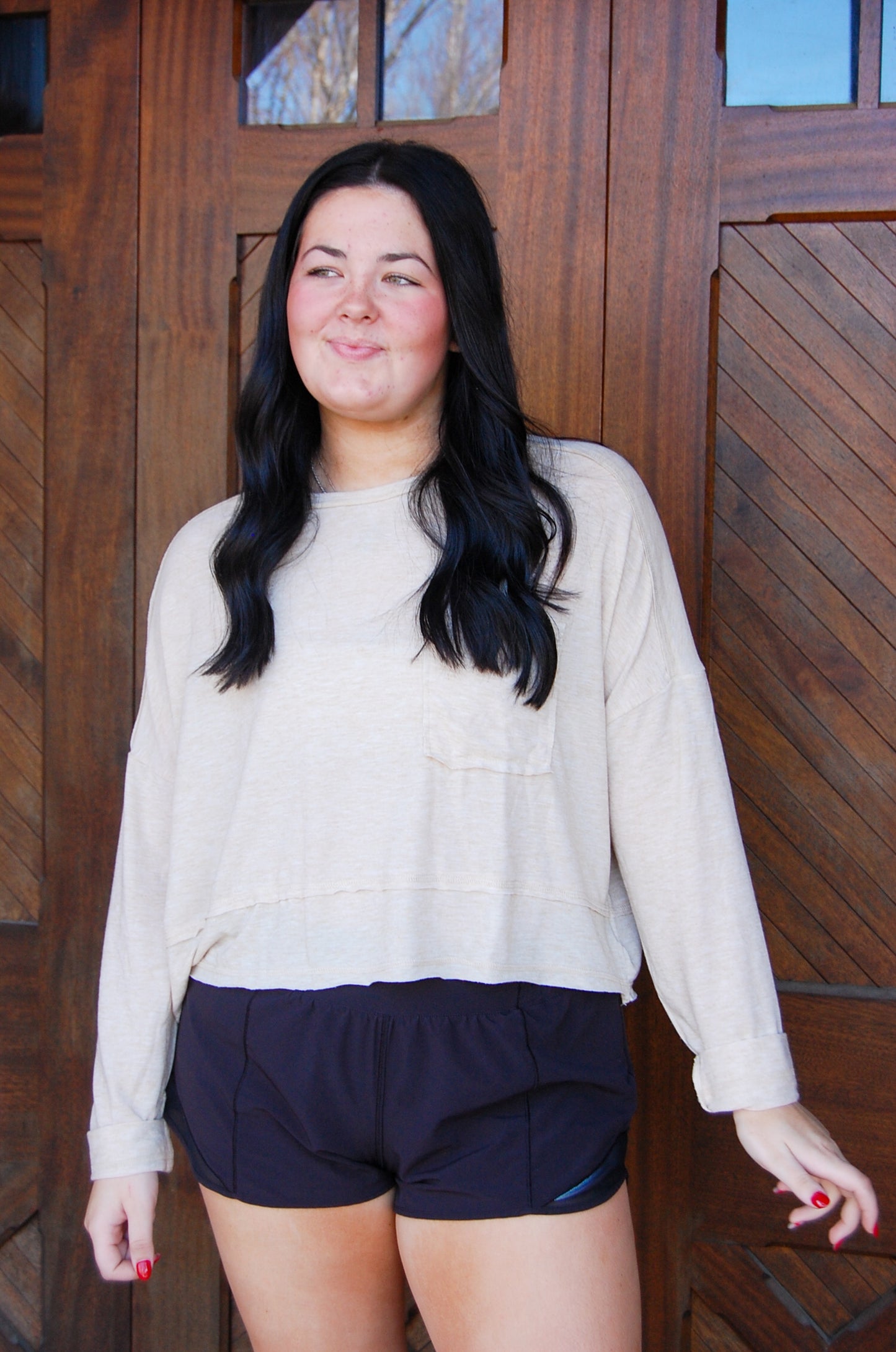 Running Around Long Sleeve (cream)