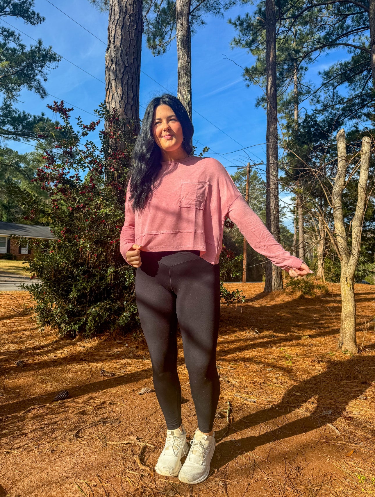 Running Around Long Sleeve (pink)