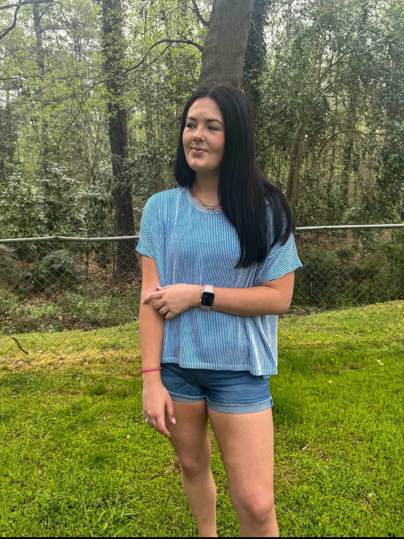 Spring Blues Top