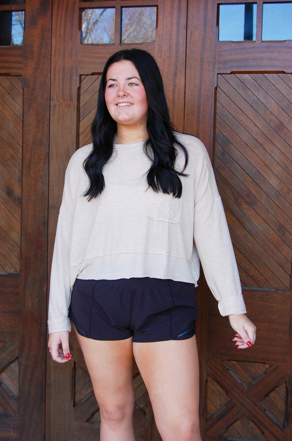 Running Around Long Sleeve (cream)
